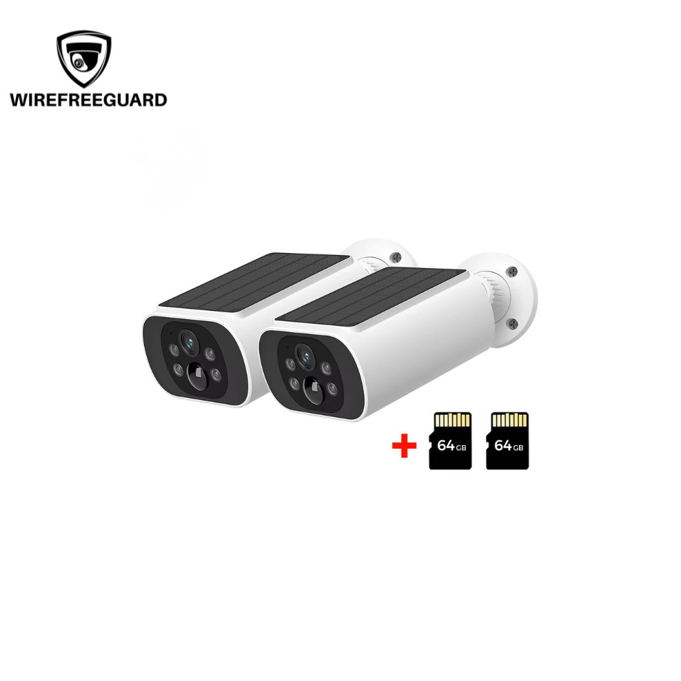WIRE FREE GUARD 2.5K Solar WiFi Security Camera